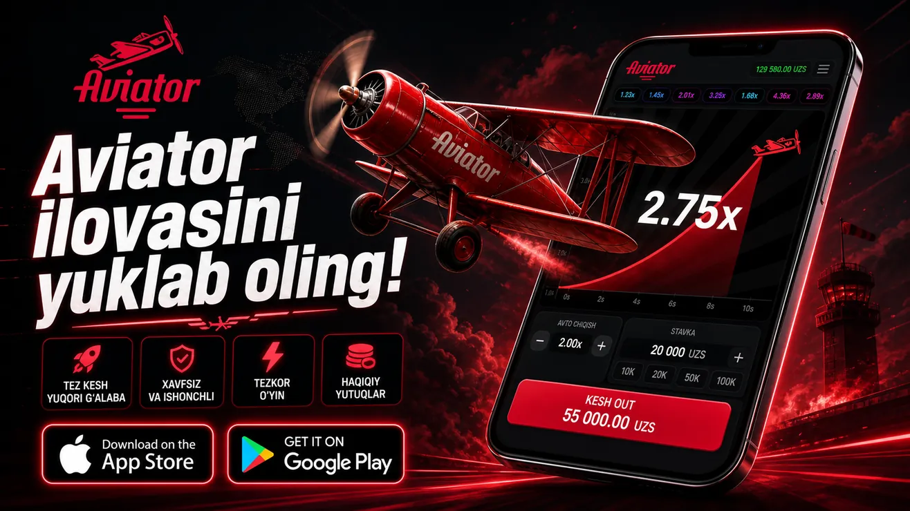 Aviator ilovasini yuklab olish — Android APK va iOS
